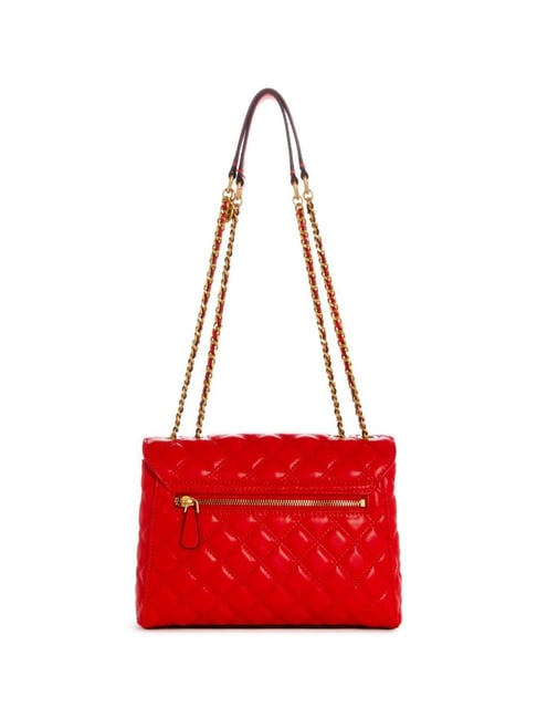 Shoulder Bag Guess Leather Handbags GUESS Red GIULLY