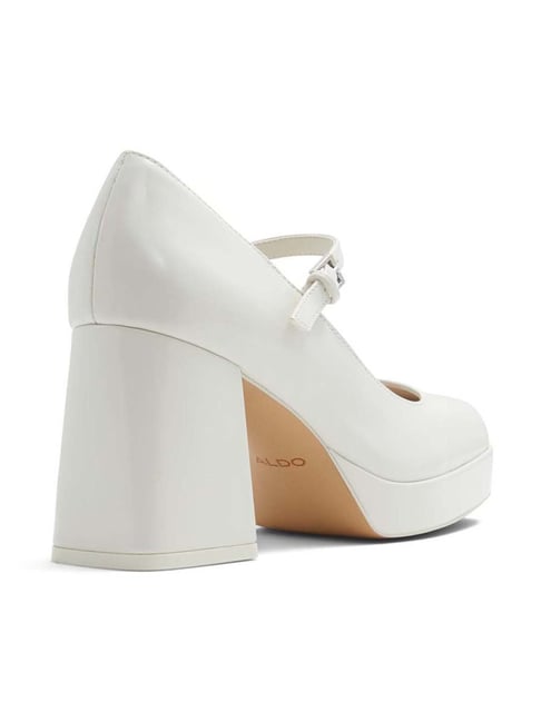 Aldo Women's Trowe White Mary Jane Shoes
