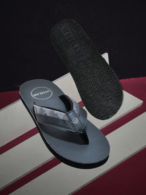 Woodland Men's Navy Flip Flops-picture-29