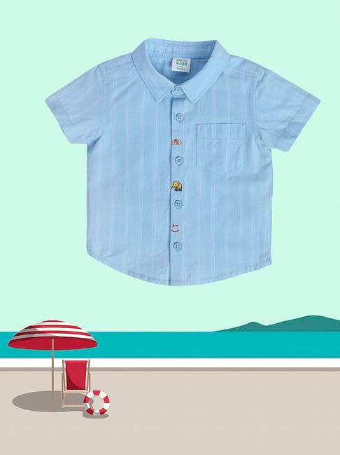 MINIKLUB Kids Blue Striped Shirt