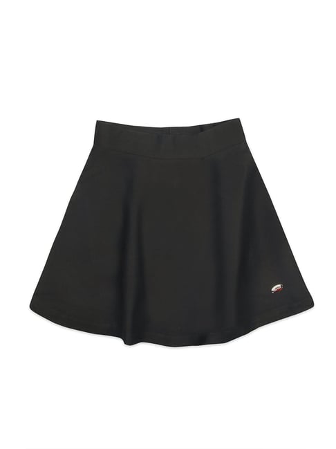 Tiny Girl Black Solid Skirt-picture-20