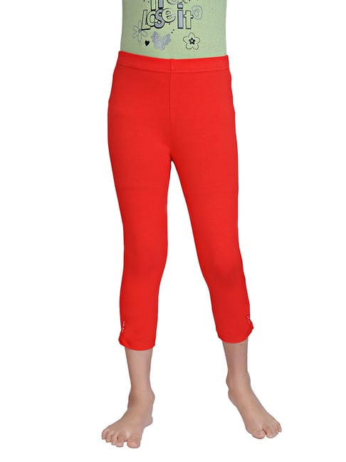 Red Solid Leggings - Selling Fast at Pantaloons.com