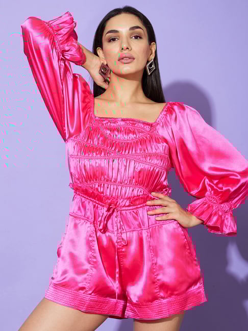 Globus Pink Mini Playsuit