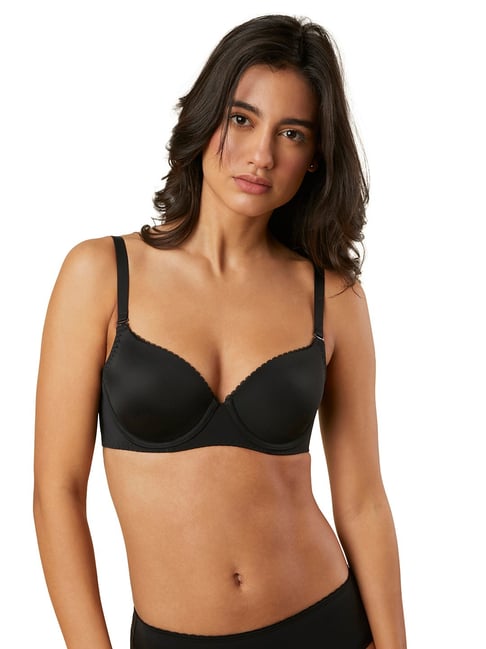 Triumph Black Under-Wired Medium Coverage T-Shirt Bra-picture-29
