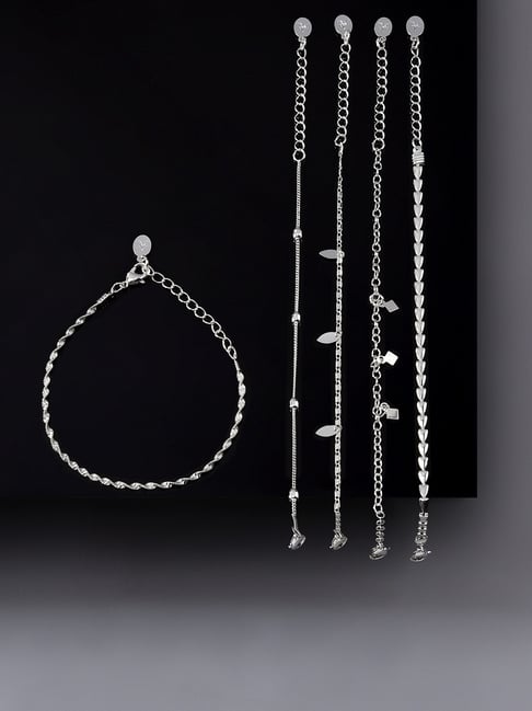Buy Accessorize London Delicate Bracelet Chain Set of Online