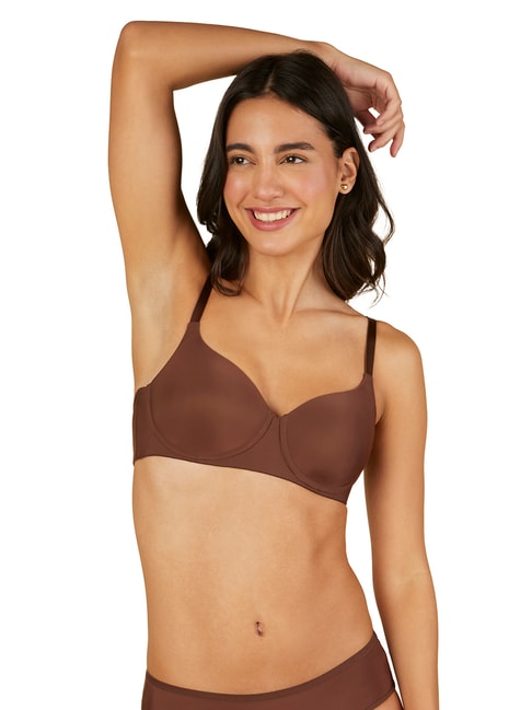 Buy Coucou by Zivame Maroon Non-Wired Padded Bra for Women's Online @ Tata  CLiQ
