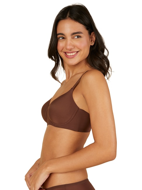 Buy Zivame True Curv Double Layered Non Wired Full Coverage Maternity Bra -  Wild Rose online