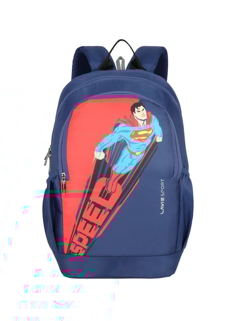 Buy Lavie Sport Superman Speed Navy Laptop Backpack 33 Ltrs