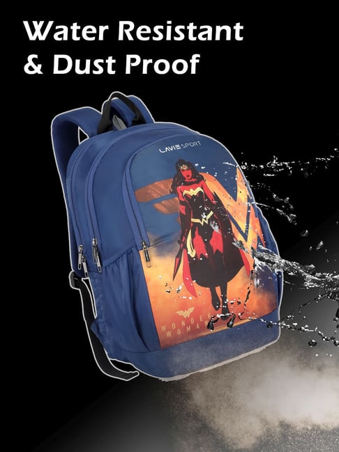 Buy Lavie Sport Wonder Woman Navy Laptop Backpack 33 Ltrs Online