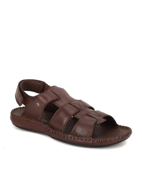 Hush Puppies by Bata Men's Brown Fisherman Sandals
