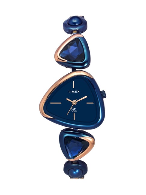 Timex Fria Women Blue Triangle Analog Watch - TWEL17702-picture-21