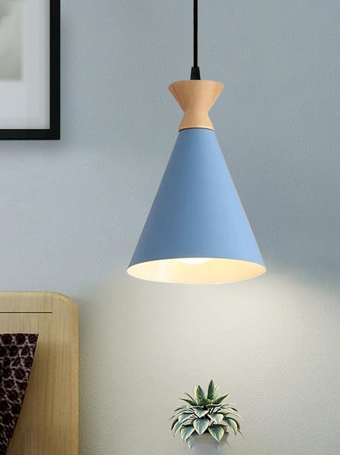 White cone light shade