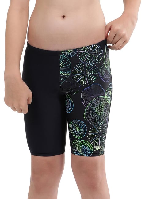 Speedo Kids Navy Printed Jammer-picture-22