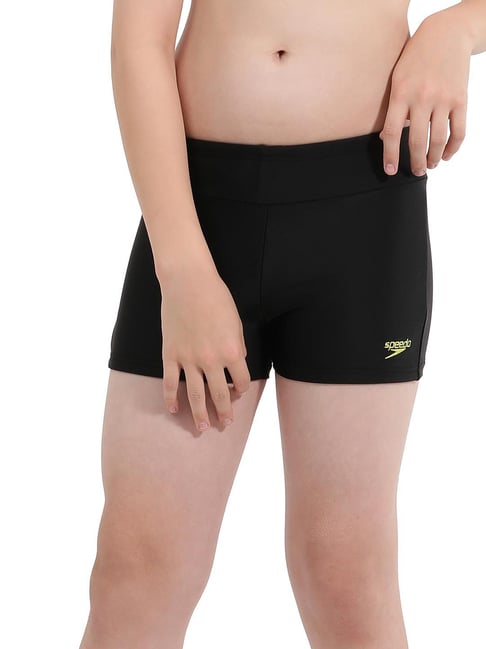 Speedo Kids Black Solid Shorts-picture-45
