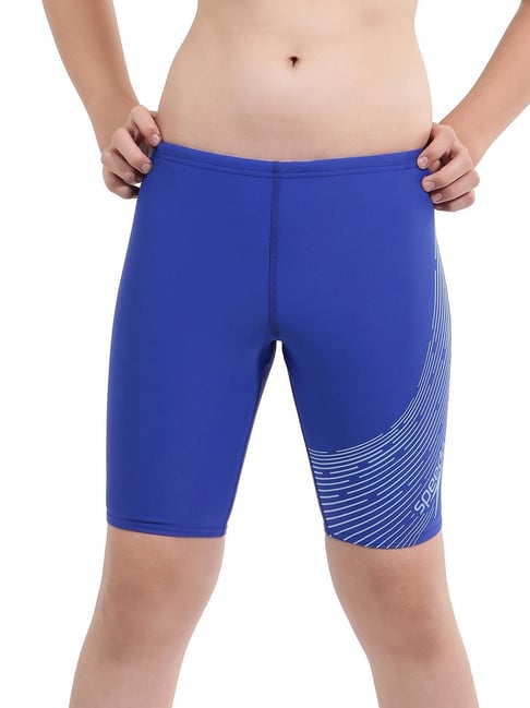 Speedo Kids Blue Printed Jammer-picture-46