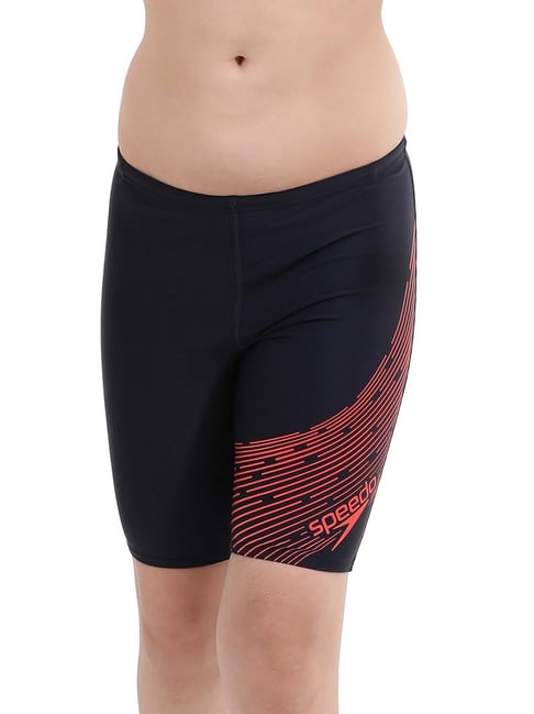 Speedo Kids Navy & Red Printed Jammer-picture-15