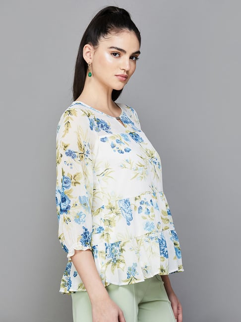 Jm Collection Women's Bianca Floral-Print Utility Top, Created for
