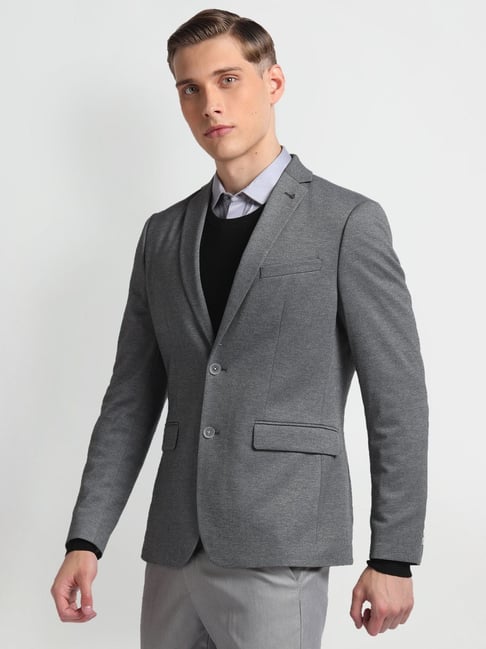 Arrow Grey Slim Fit Blazer