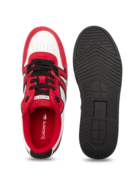 Lacoste Men's L001 Red Casual Sneakers