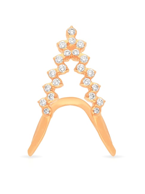Buy Malabar Gold and Diamonds 18k Rose Diamond Ring for Women