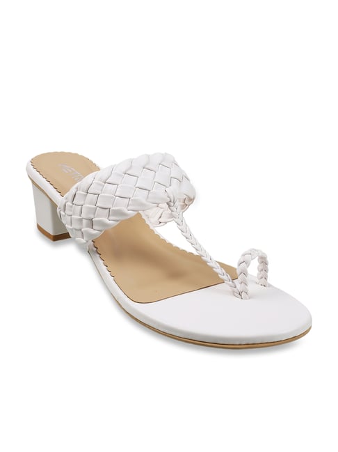 Women White Sandals Block - Meriggiare - 3142264