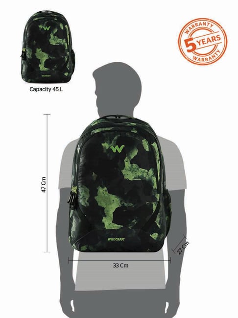 Buy Wildcraft Bravo 45 Black Backpack Online At Best Price Tata CLiQ
