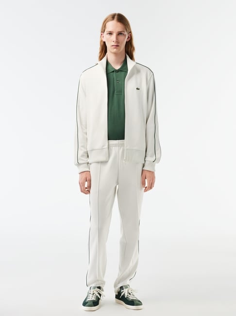 Lacoste White Regular Fit Sweatshirt