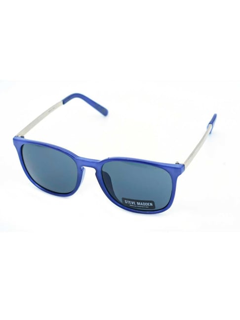 STEVE MADDEN Blue Oversize Irregular Sunglasses for Men - Main Image