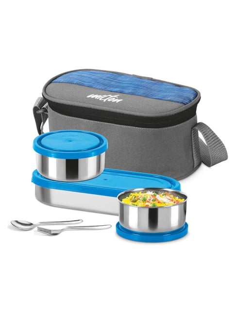 Buy Milton Master Blue Stainless Steel Lunch Box Set at Best Price