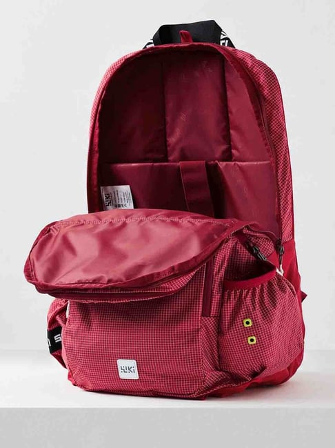Buy Wiki Back to School Squad 4 Red Checks Backpack - 40 Ltrs Online At  Best Price @ Tata CLiQ