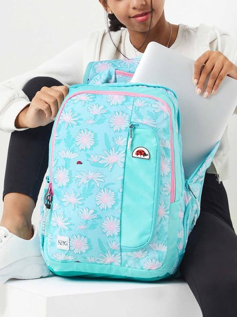 Buy Wiki Back to School Turquoise Backpack 34 Ltrs Online At