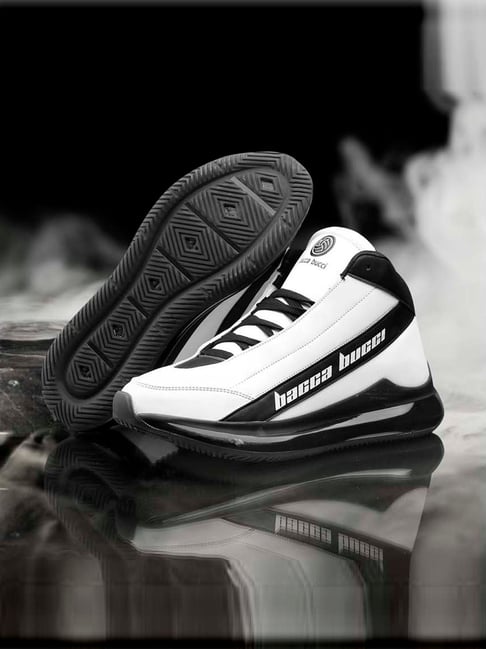 Bacca Bucci Men's MARS Black Ankle High Sneakers