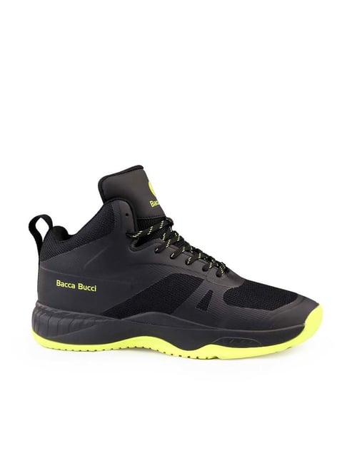 Bacca Bucci Men's SLAMDUNK Black Basketball Shoes