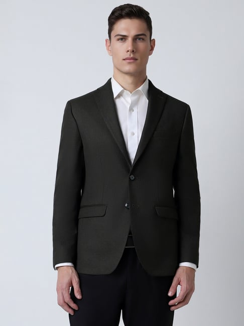 Buy Blue Check Formal Suit Blazer for Men Online at SELECTED HOMME