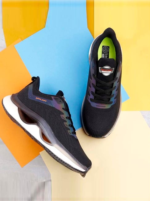 Bacca Bucci Men's HYPERSOFT SERIES Black Running Shoes