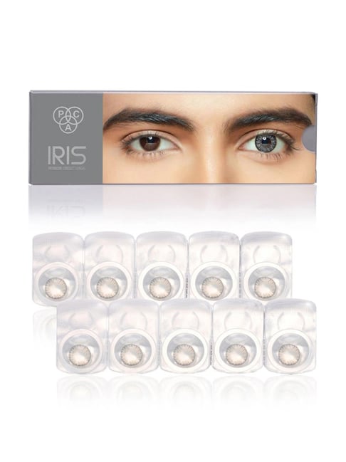 PAC Iris Premium Contact Lenses Grey - 5 Pairs