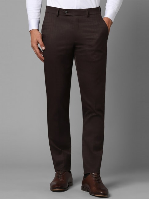 Buy Brown Formal Pants Online In India At Best Price Offers | Tata CLiQ