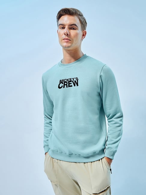 Bewakoof Green Regular Fit Printed Sweatshirt-picture-29