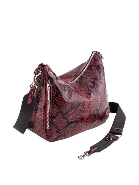 Leather Bag Carpisa Crossbody Bags Carpisa Tamara Plum Faux