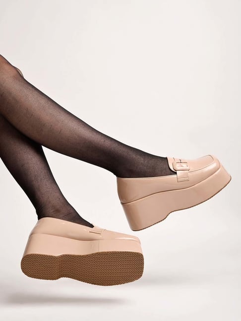 Shoetopia Kids Baby Pink Casual Loafers