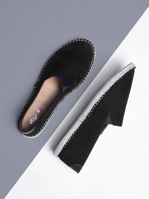 Styli Men's Black Casual Loafers-picture-22