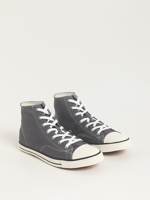 SOLEPLAY by Westside Grey High Top Boots