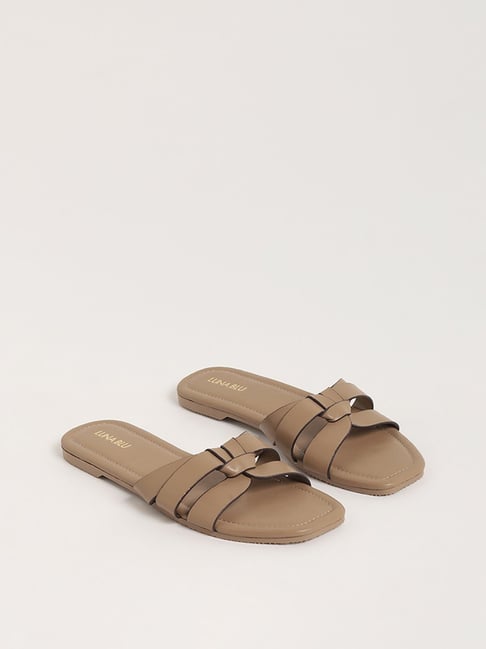 Kiera Double Strap Tan Sandals FINAL SALE – Pink Lily