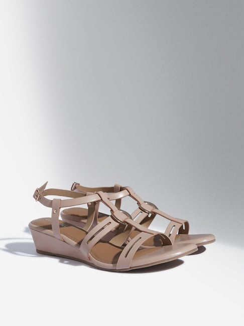 Buy Rooh - Tan - Customized Platform Wedge Heels - September Shoes