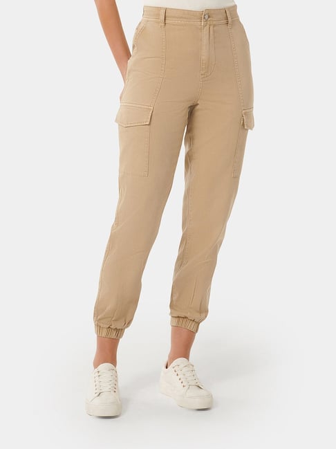 Women Combat Trousers Ladies Elasticated Waist Sports Cargo Pants Joggers  Size | eBay