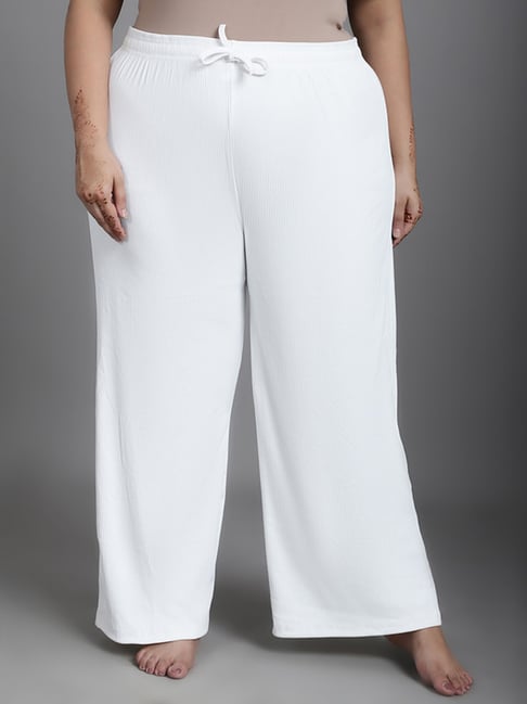 Buy NEUDIS White Lounge Pants for Women Online Tata CLiQ