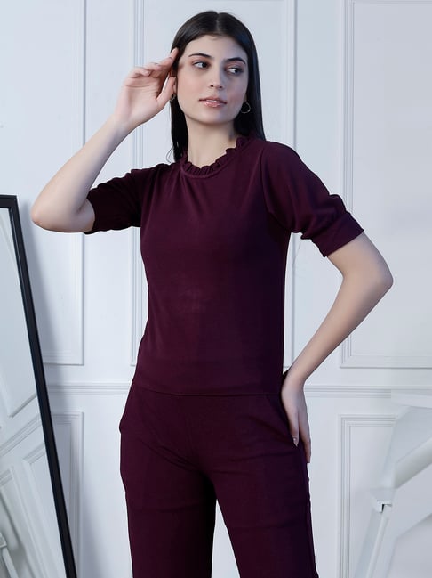 NEUDIS Wine Regular Fit Top-picture-16