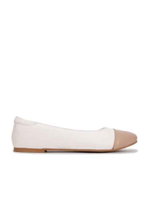 Buy Van Heusen Women's White Flat Ballets for Women at Best Price