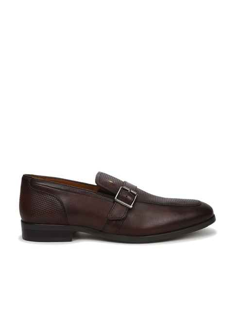 Louis Philippe Men's Brown Monk Shoes-picture-34