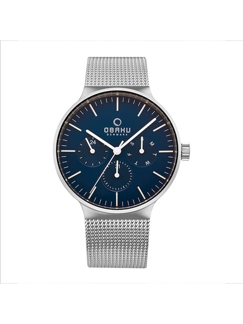 OBAKU V229GMCLMC Mos-Cyan Multifunction Watch for Men-picture-36